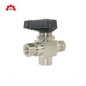 3 way female thread instrument ball valve China Supplier